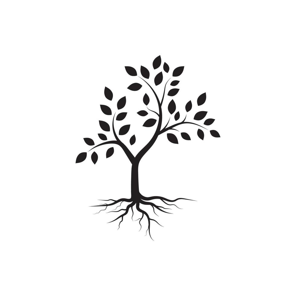 Tree branch vector ilustration design