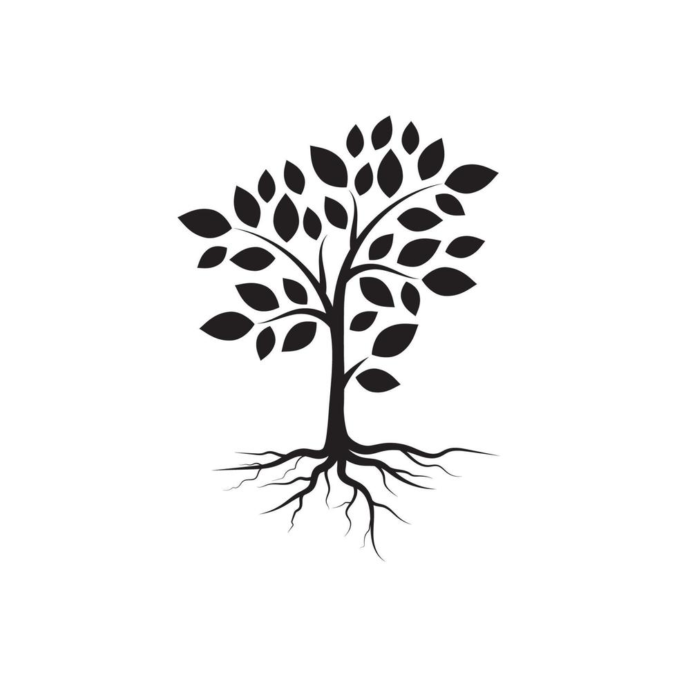 Tree branch vector ilustration design
