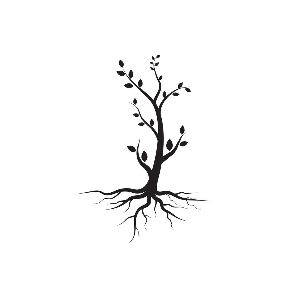 diseño de ilustración de vector de rama de árbol