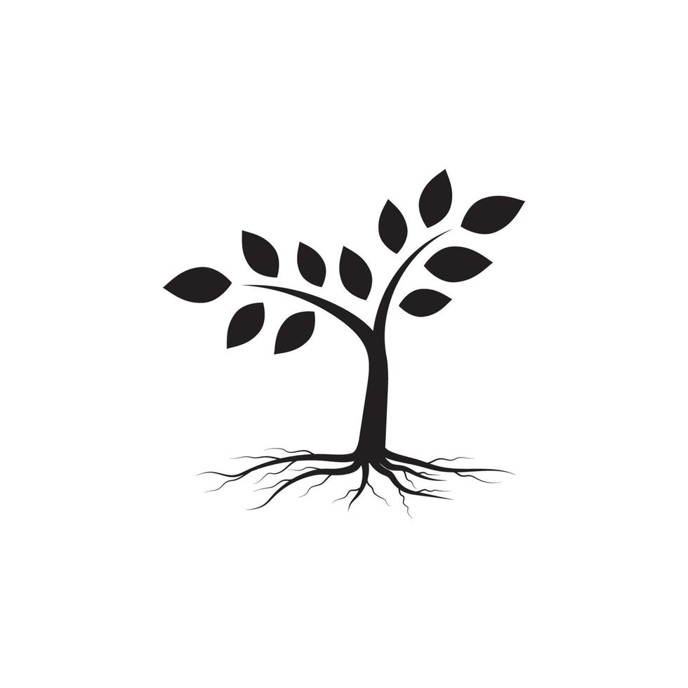 Tree branch vector ilustration design