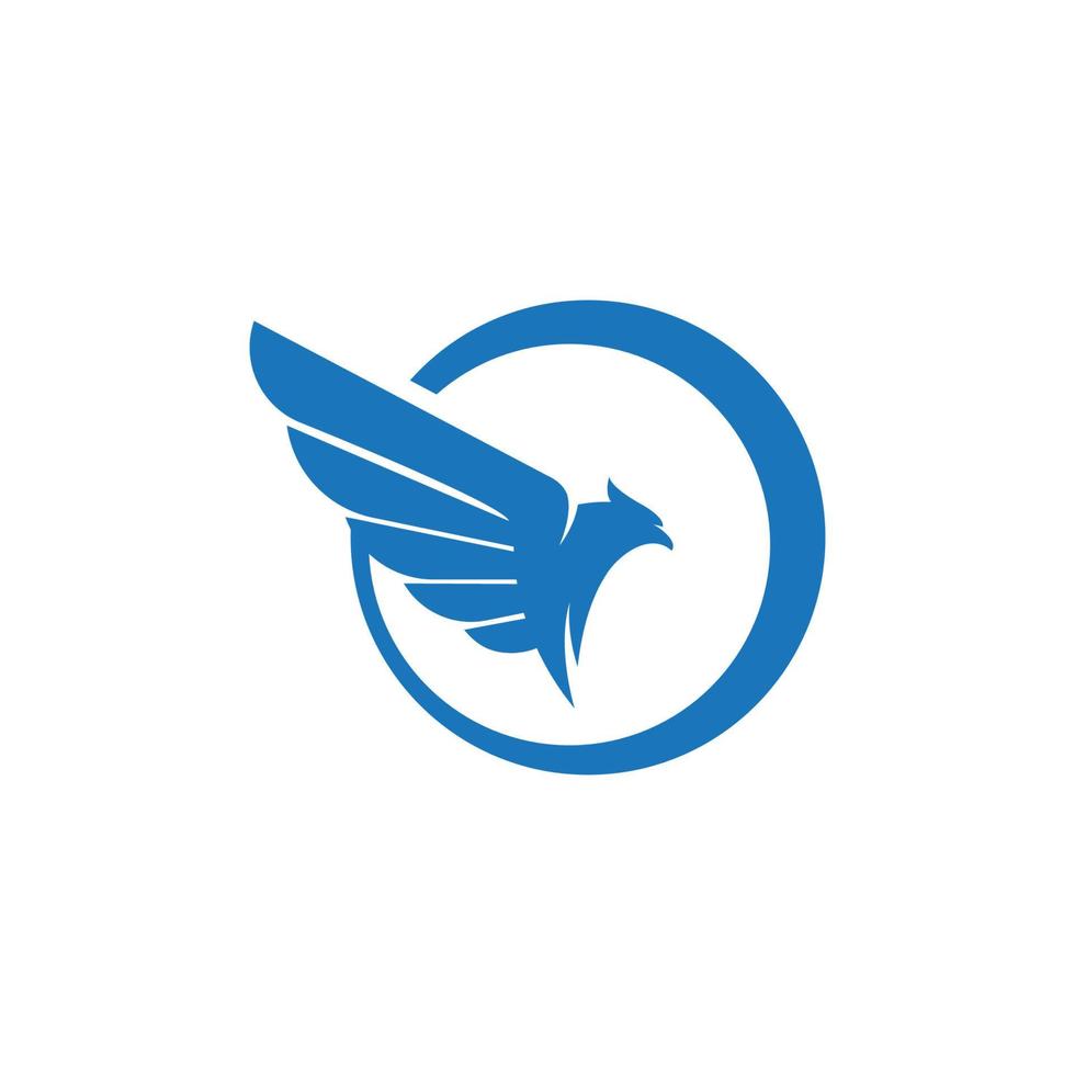 Falcon wing icon Template vector