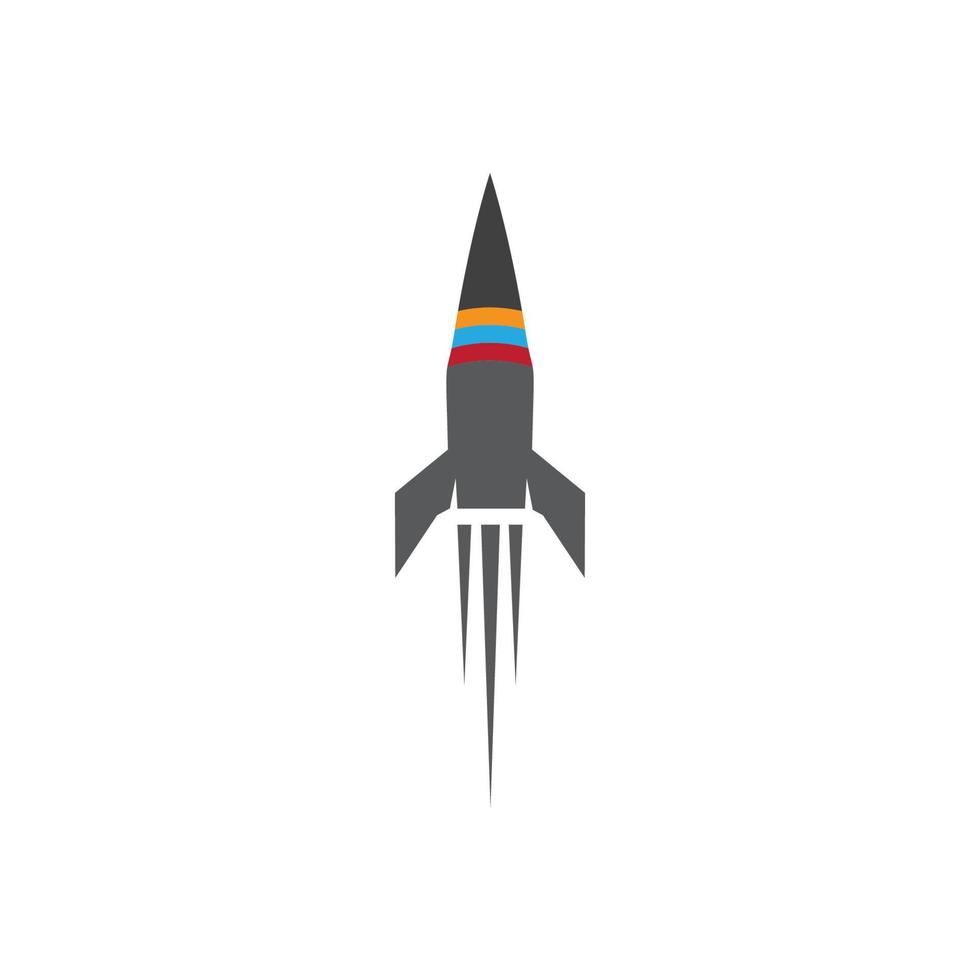 Rocket design Template vector icon