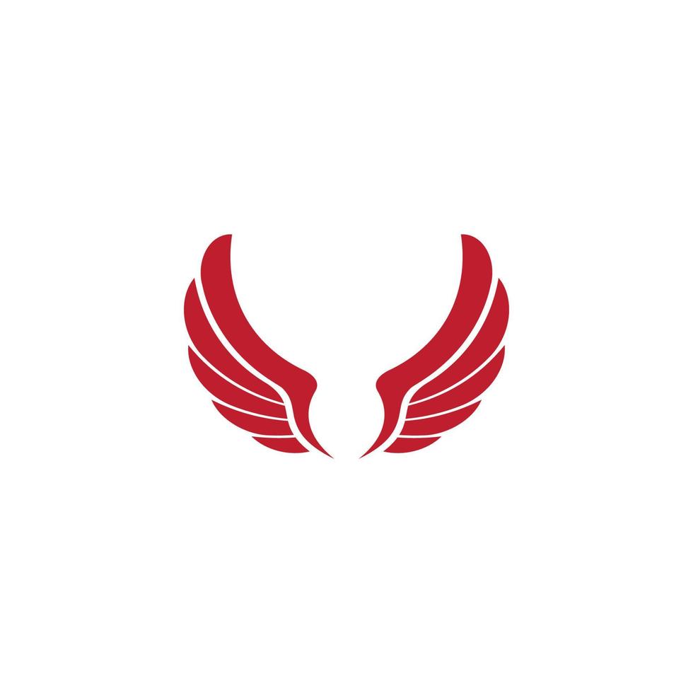 Falcon wing icon Template vector