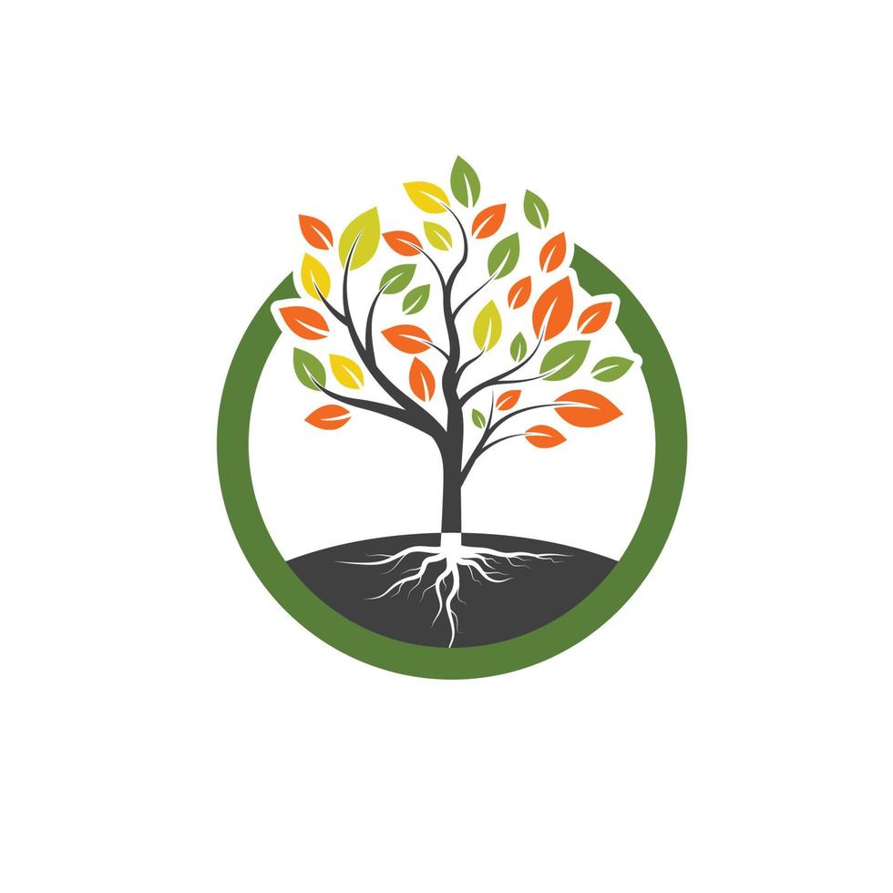 Tree branch vector ilustration design