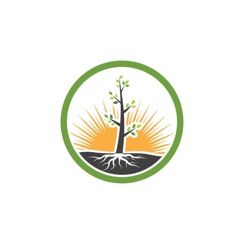 Tree branch vector ilustration design