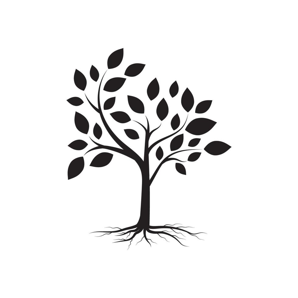 Tree branch vector ilustration design