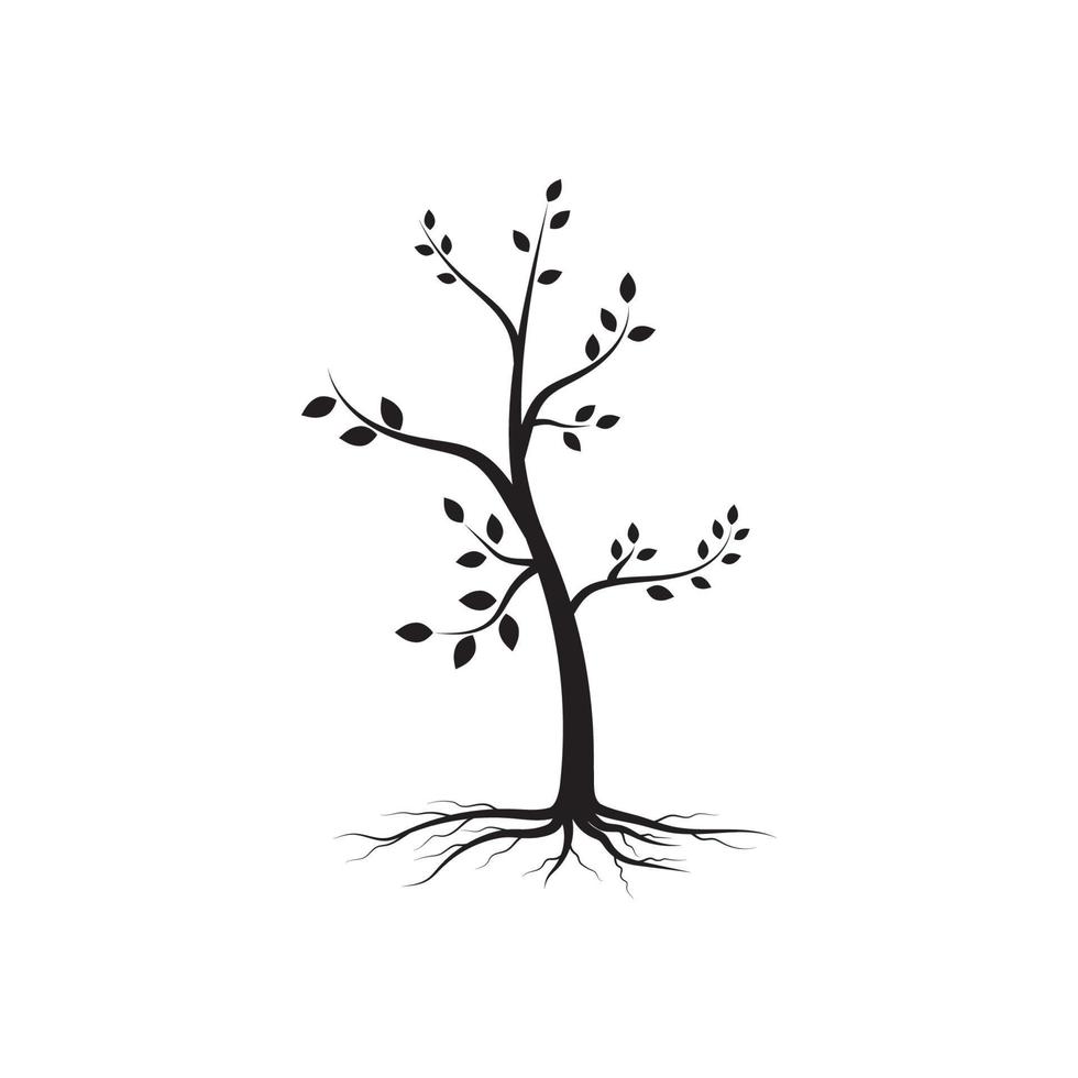 diseño de ilustración de vector de rama de árbol