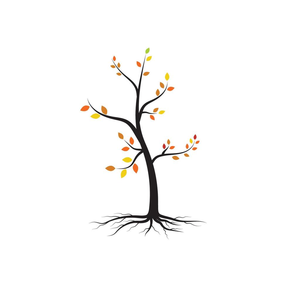 Tree branch vector ilustration design