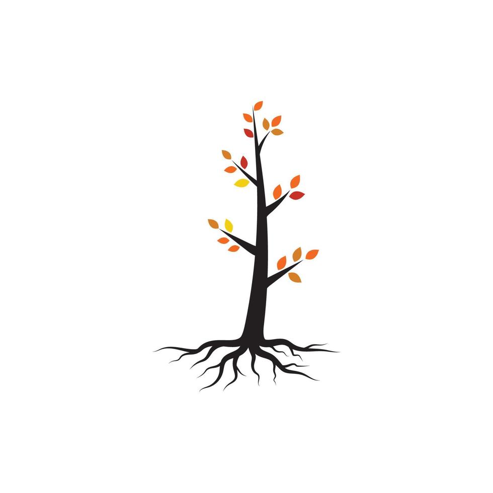 diseño de ilustración de vector de rama de árbol