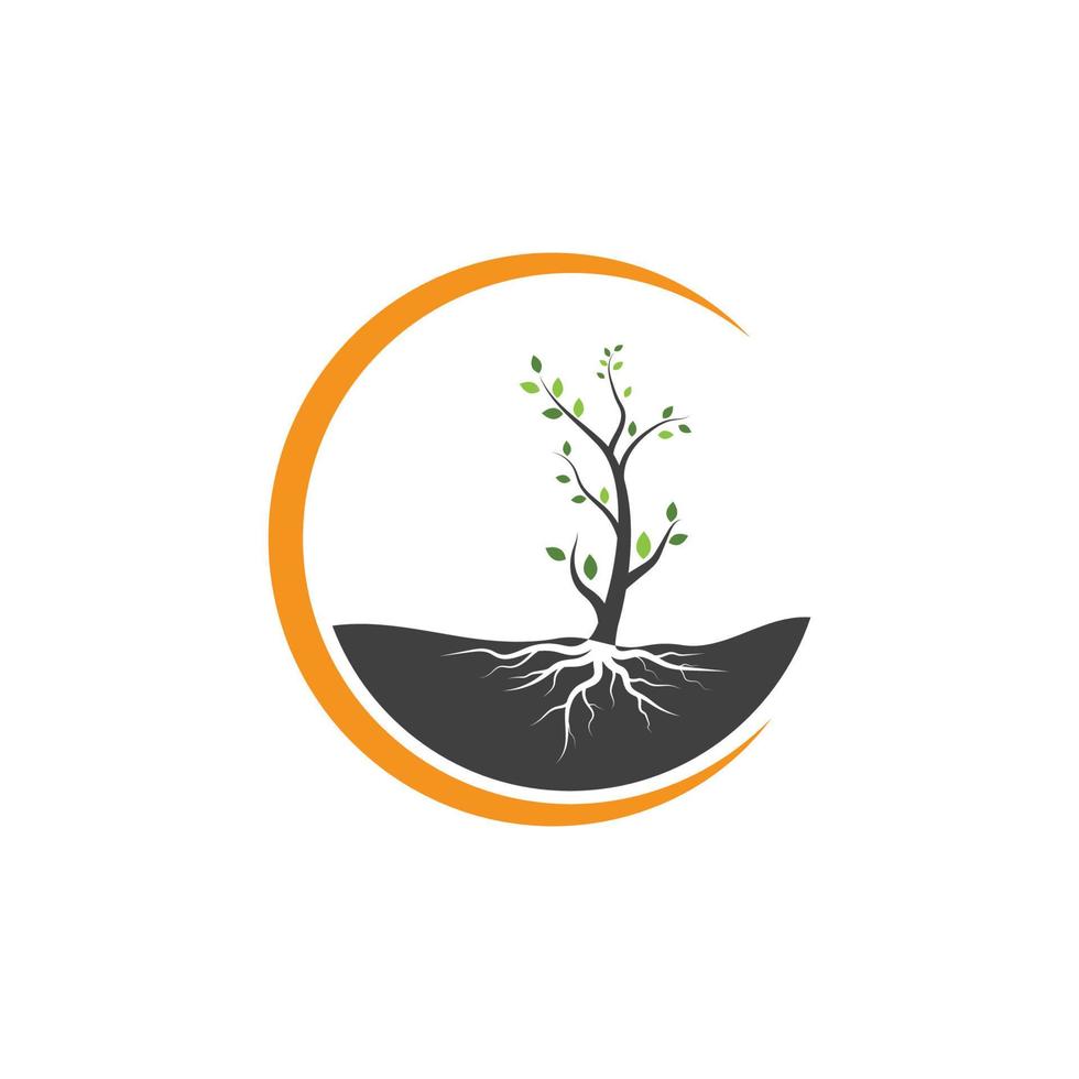 Tree branch vector ilustration design