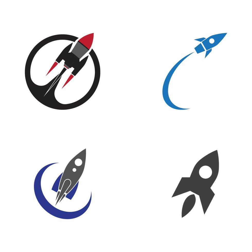 Rocket design Template vector icon
