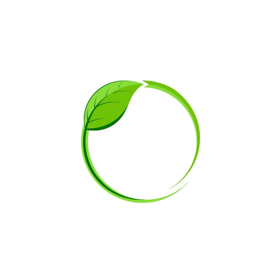 Green Tree leaf ecology nature element vector