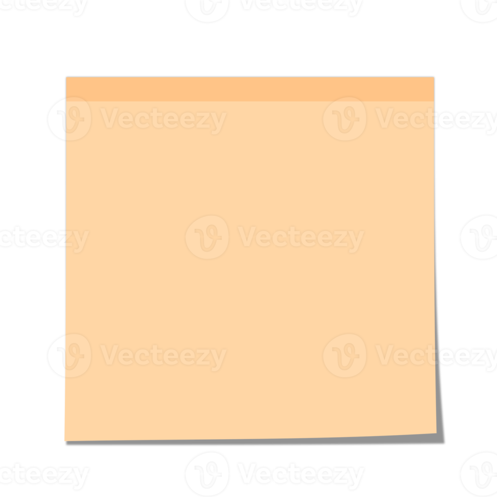 notes autocollantes numériques png