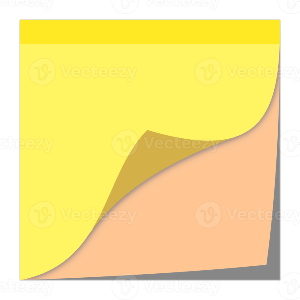 pastellfarbene digitale Haftnotizen png