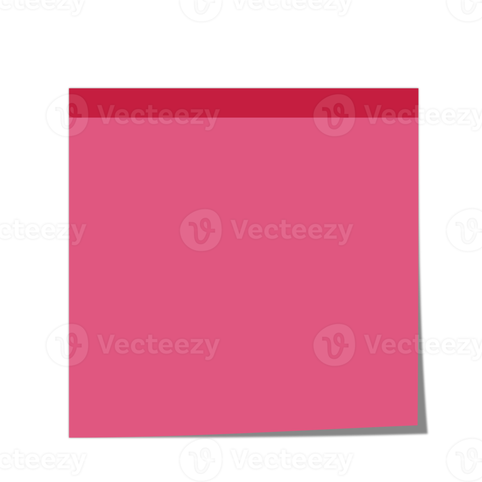 notes autocollantes numériques png