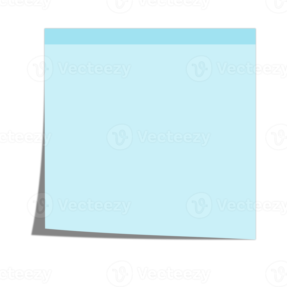 notes autocollantes numériques png