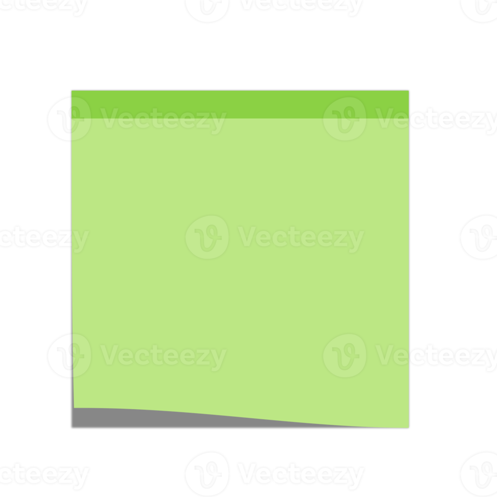 notes autocollantes numériques png