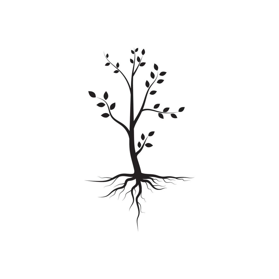 diseño de ilustración de vector de rama de árbol