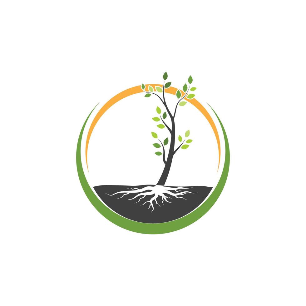 Tree branch vector ilustration design