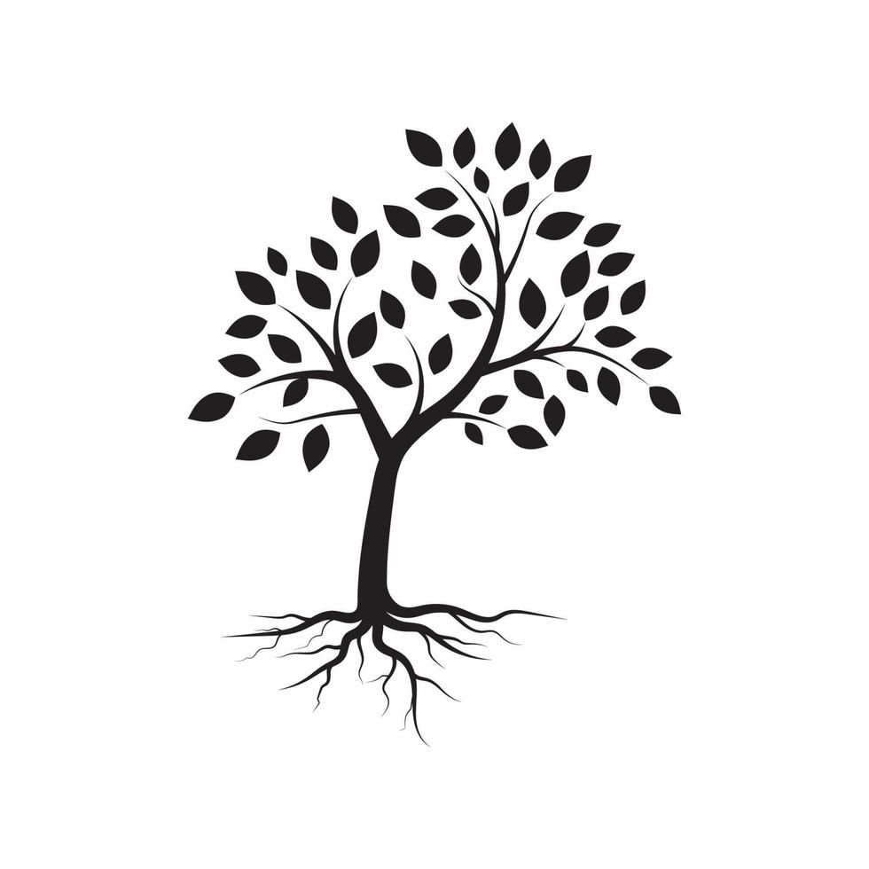 Tree branch vector ilustration design