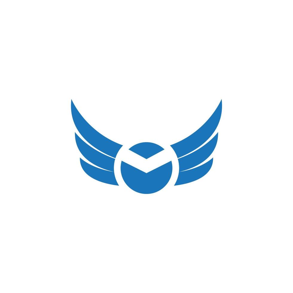 Falcon wing icon Template vector