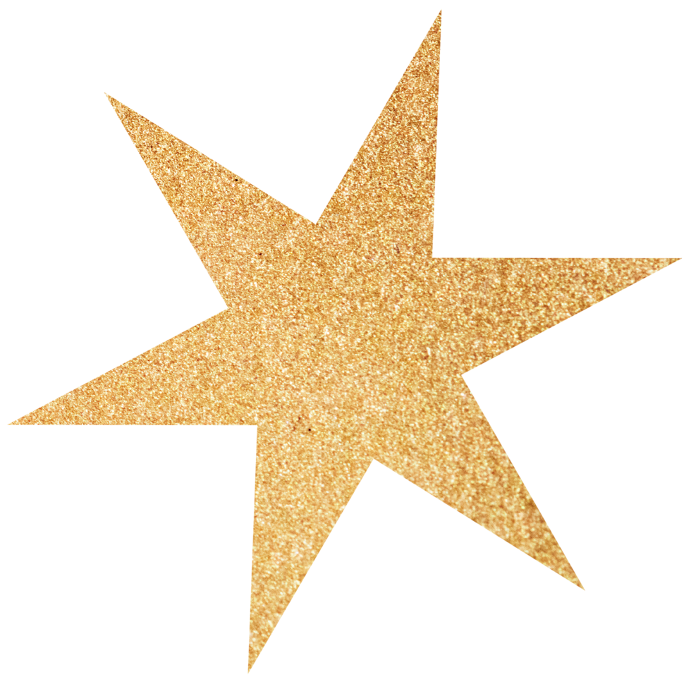 Shiny glitter star. Celestial element. Transparent PNG Clipart