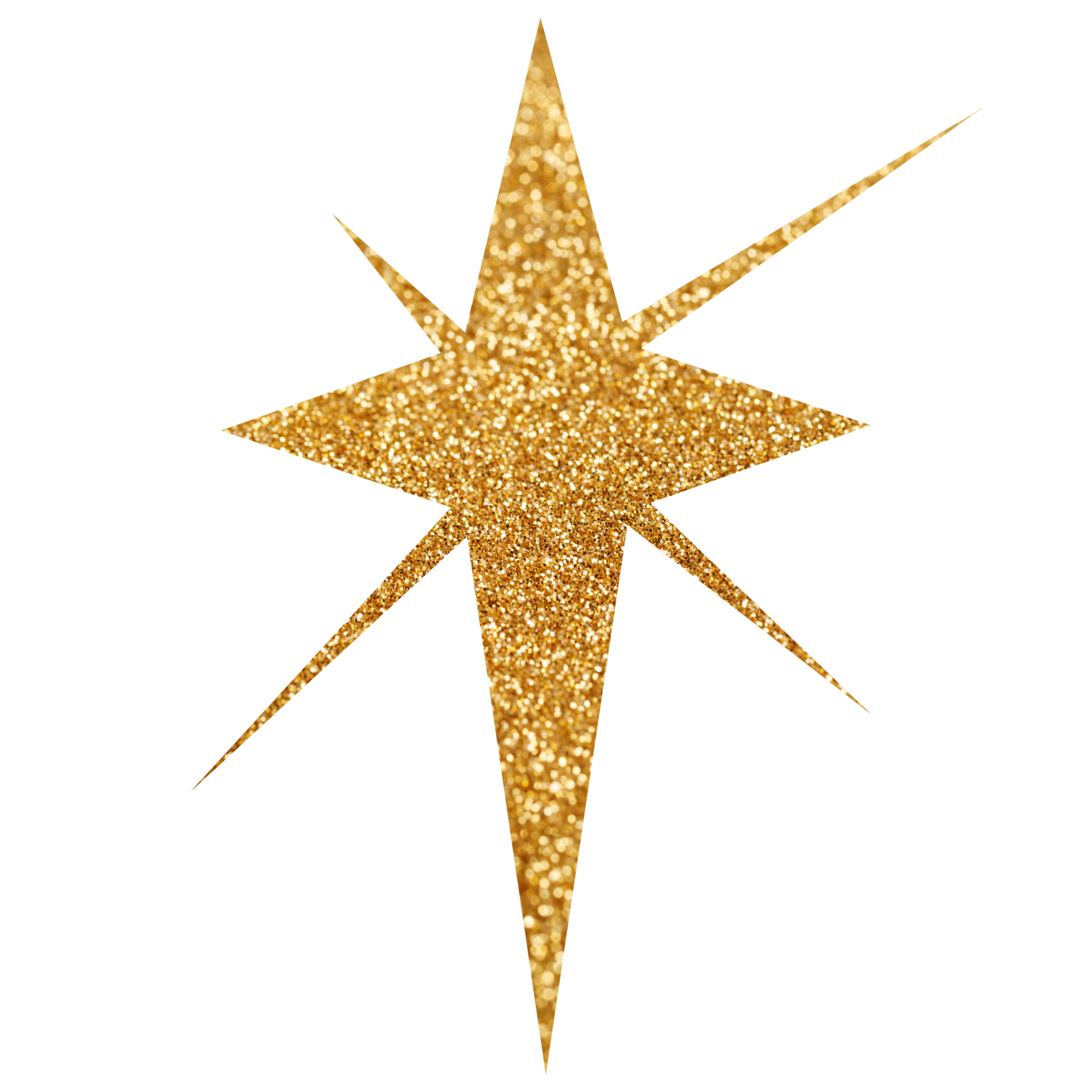 étoile scintillante brillante. élément céleste. clipart png transparent