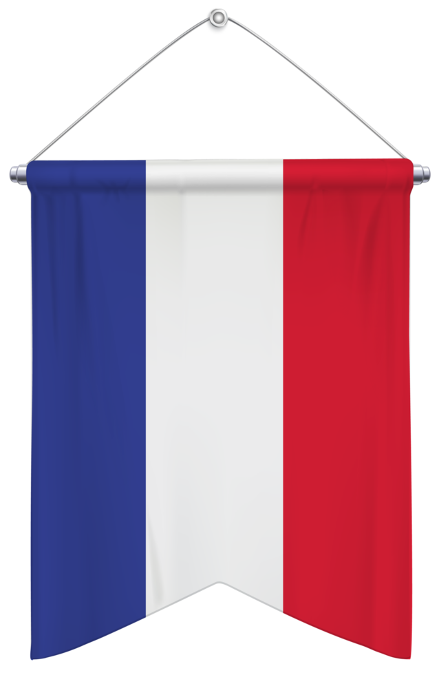 coleção de conjunto de bandeira francesa png