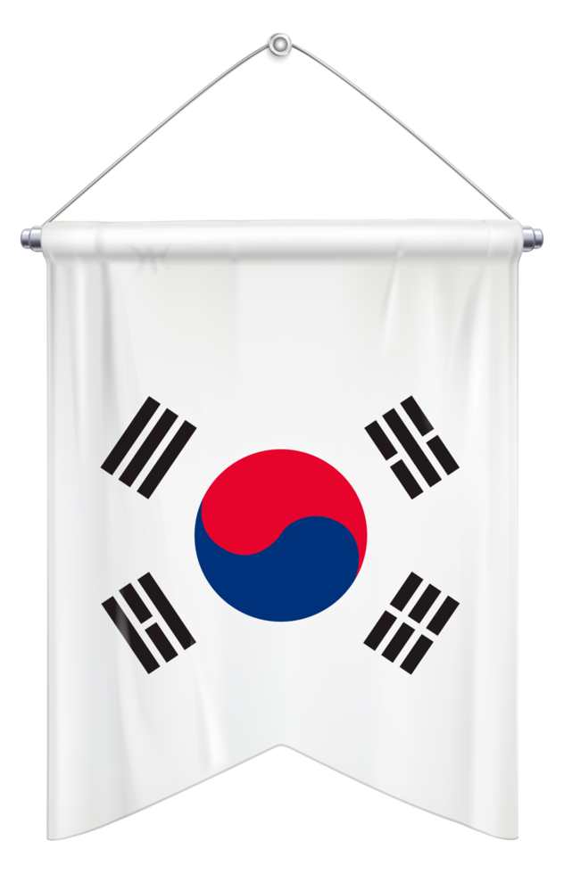 South Korean flag set collection 13213899 PNG
