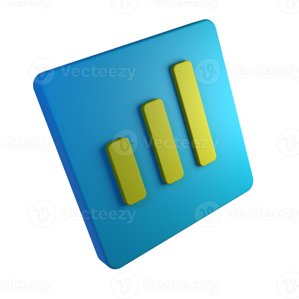 chart diagram graphic 3d icon png