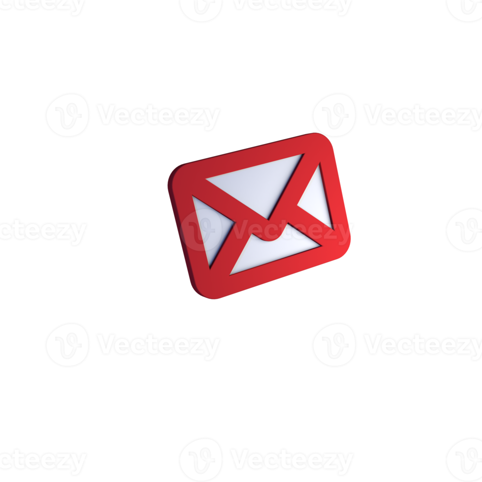 email web 3d icon png