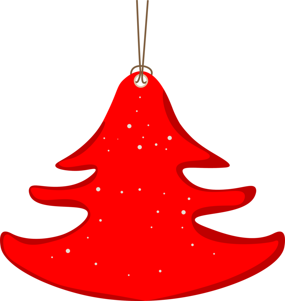 étiquette rouge vierge à vendre. forme d'arbre de Noël. offres, remises ou prix spéciaux. idées de promotion de noël et du nouvel an png