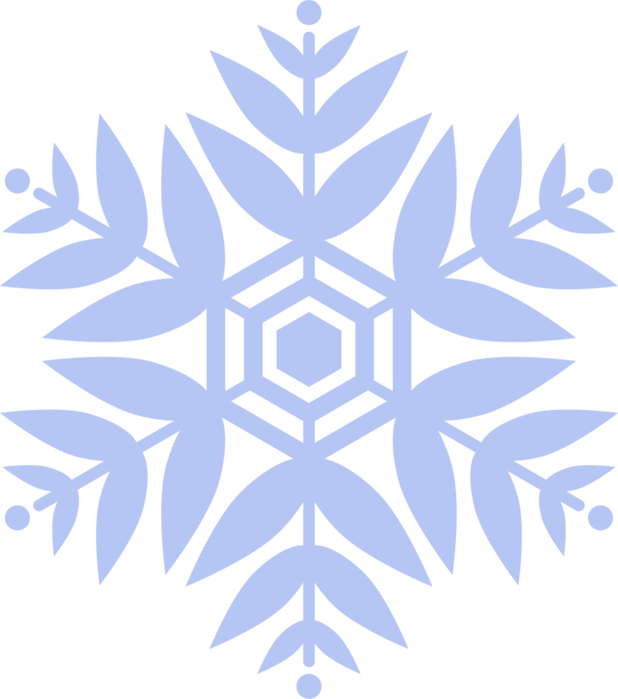 icono de copo de nieve azul claro. concepto de invierno, año nuevo y festival de navidad. png