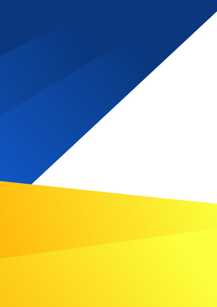 fondo de plantilla de volante simple con combinación de colores azul y amarillo o naranja. disponible para el espacio de texto. Adecuado para promociones de escuelas, campus, empresas e industrias. png