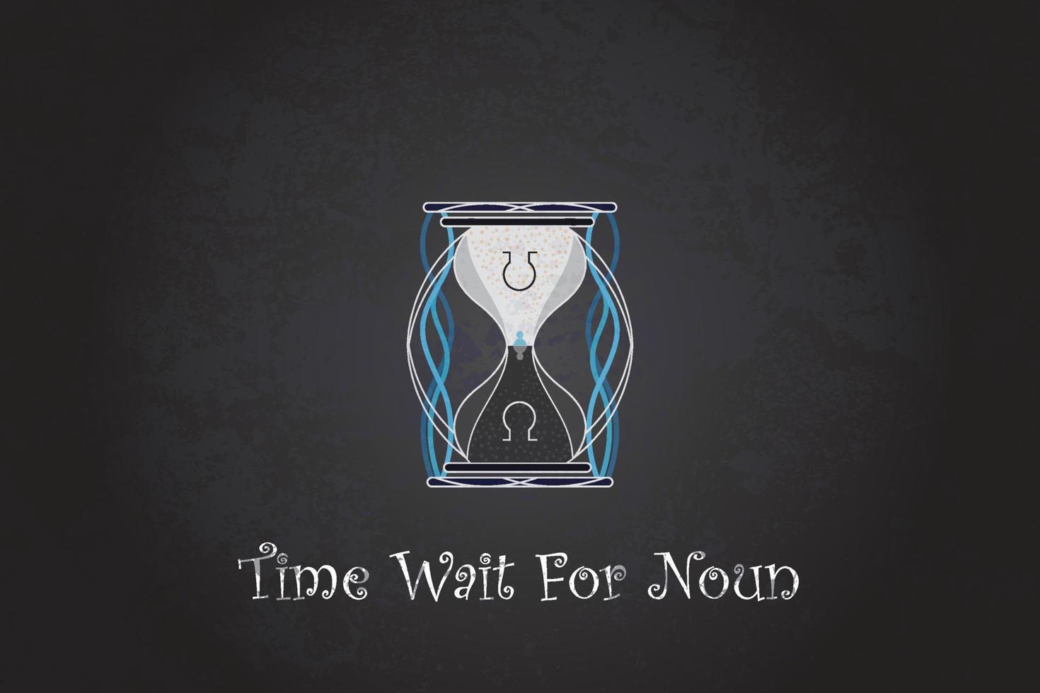 Hourglass time end vector
