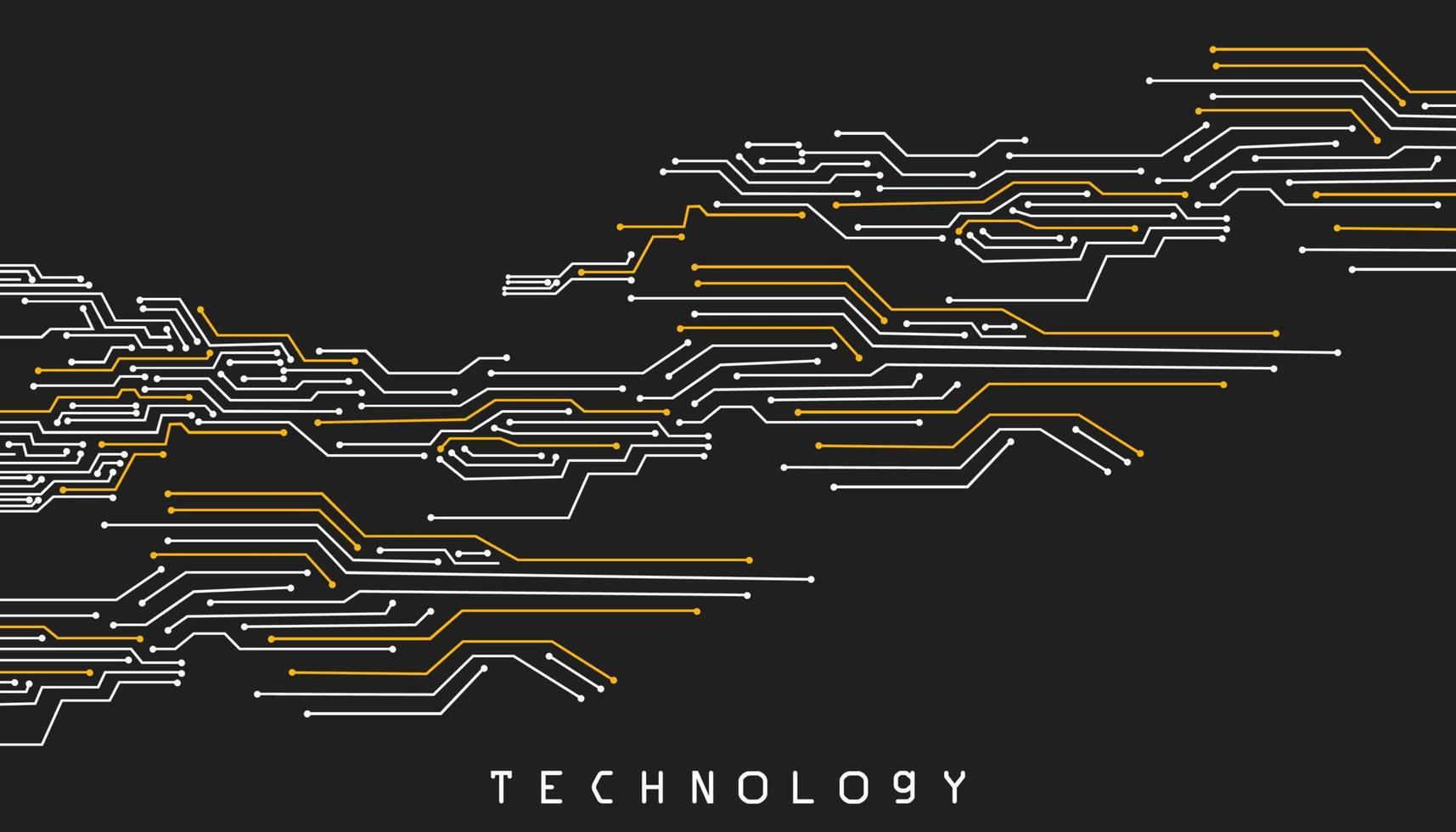 Ultramodern Microchip background vector illustration. Vector wallpaper