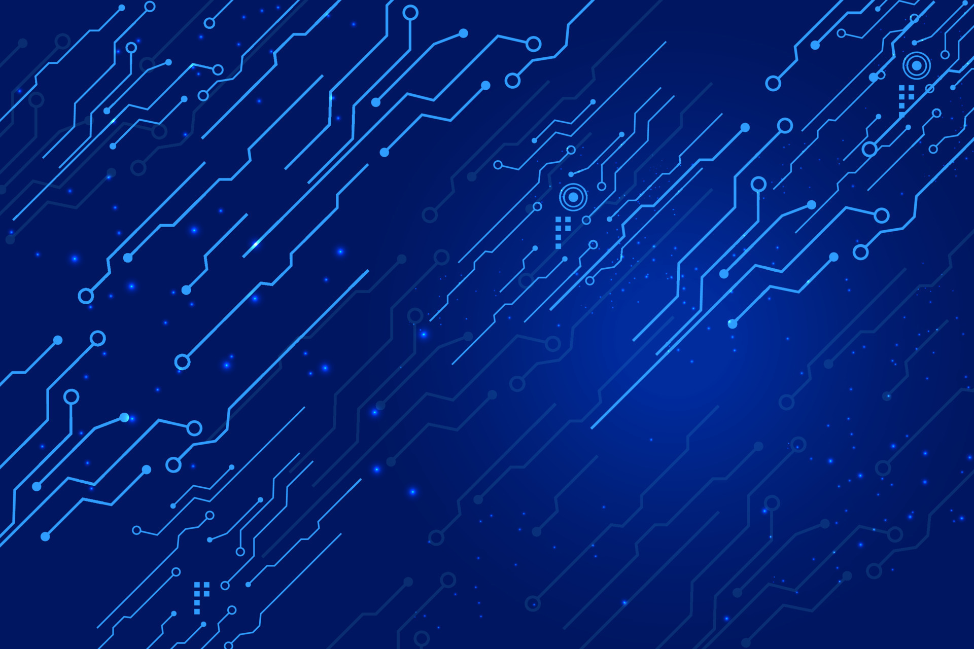 Ultramodern Microchip background vector illustration. Vector wallpaper