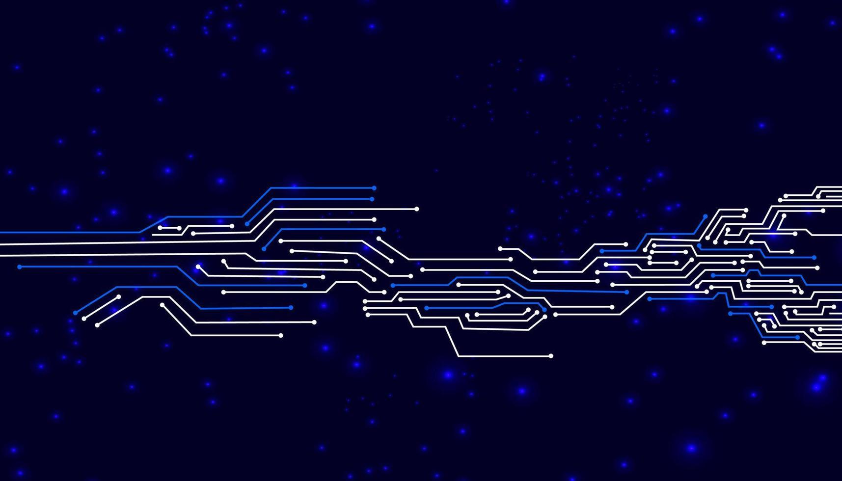 Ultramodern Microchip background vector illustration. Vector wallpaper