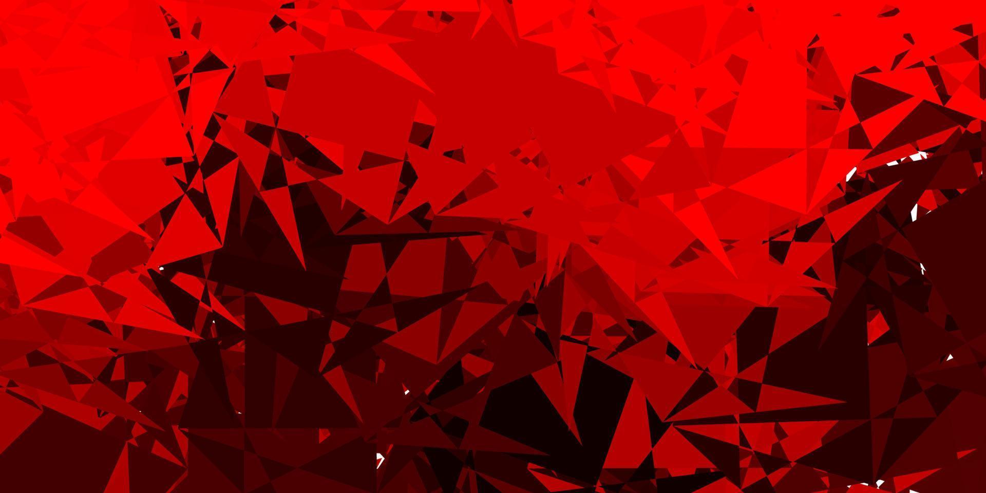 Light Red vector background with polygonal forms.