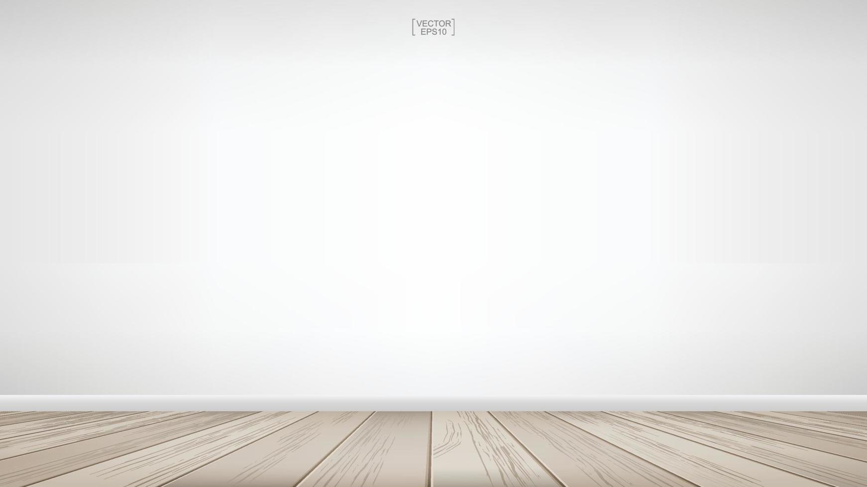 Empty wooden room space background. Interior abstract background for design and decoration. Vector. vector