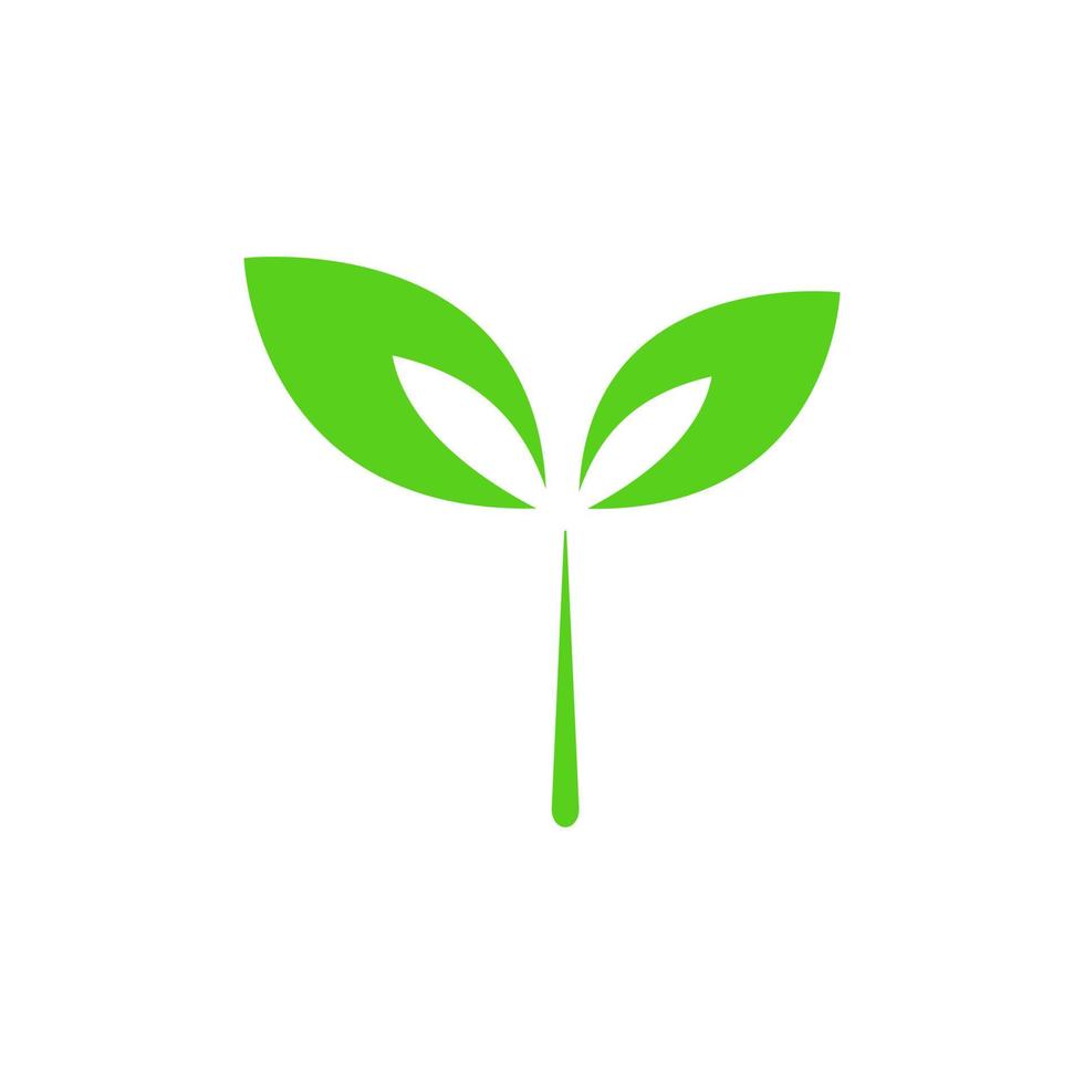 Green Sprout Vector Icon