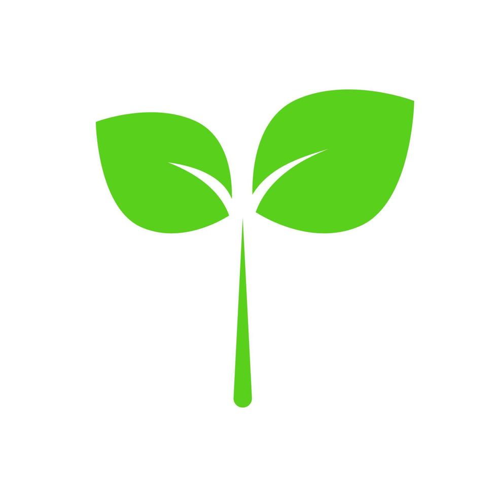 Green Sprout Vector Icon