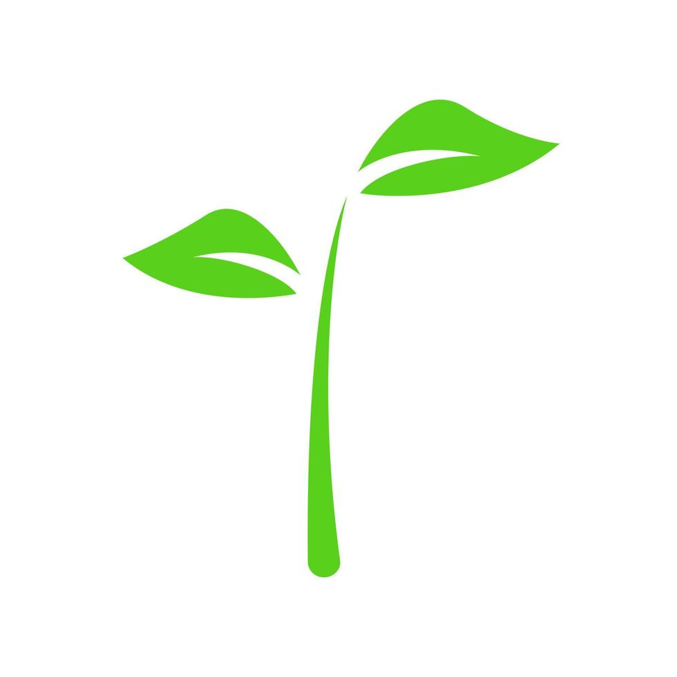 Green Sprout Vector Icon
