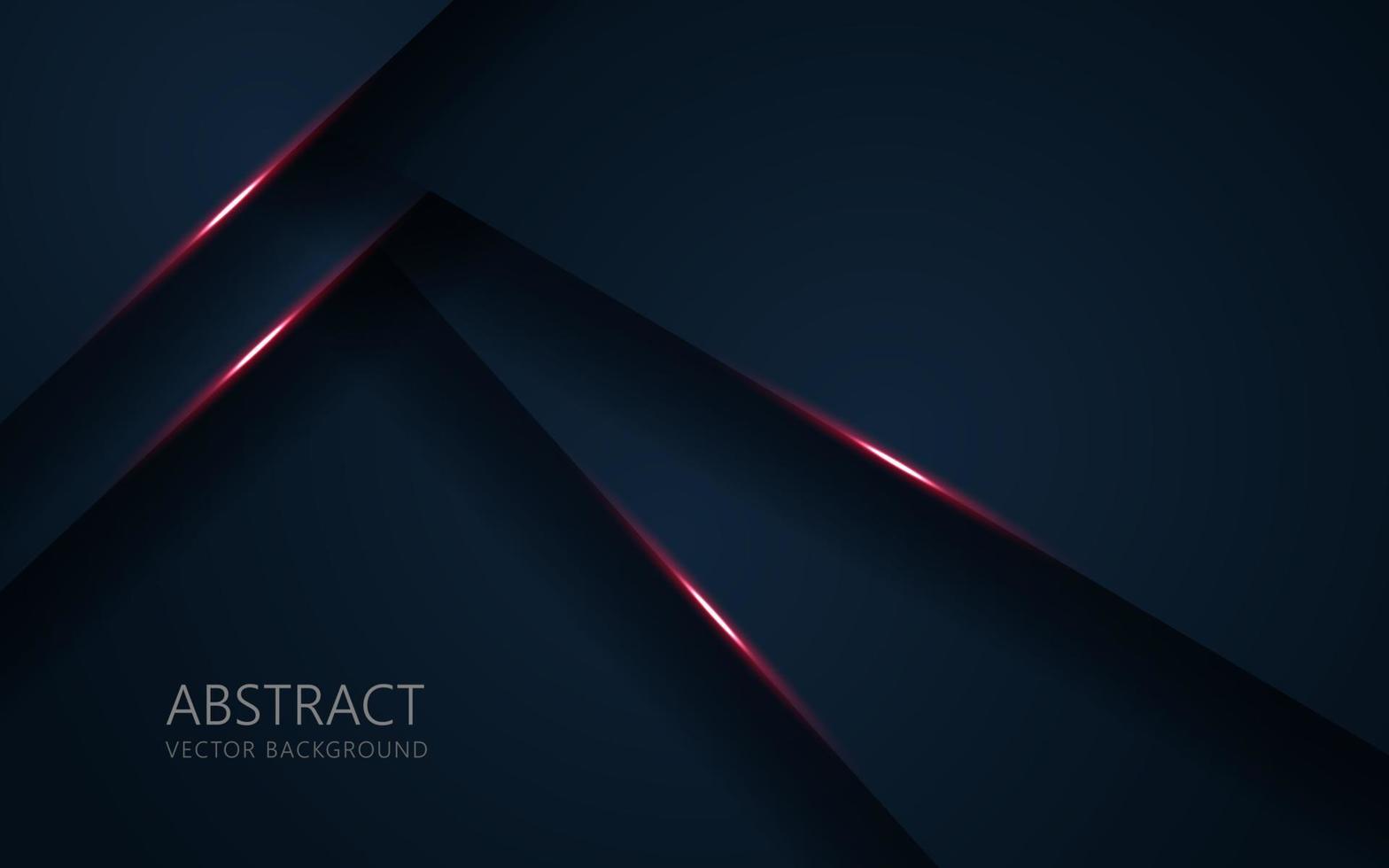 Vector abstract dark navy with red light line and text on blank space for text design modern luxury futuristic background vector illustration