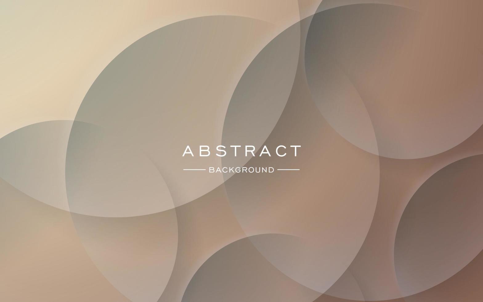 modern dynamic brown soft circle shape shadow and light dimension background. eps10 vector