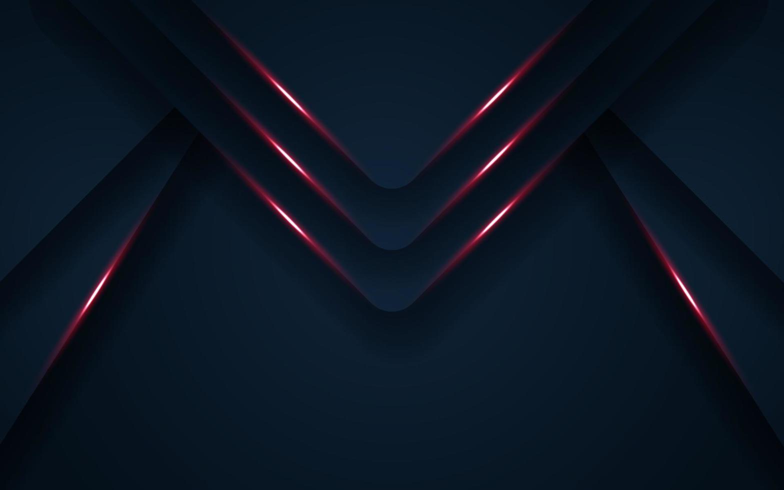 Vector abstract dark navy with red light line and text on blank space for text design modern luxury futuristic background vector illustration