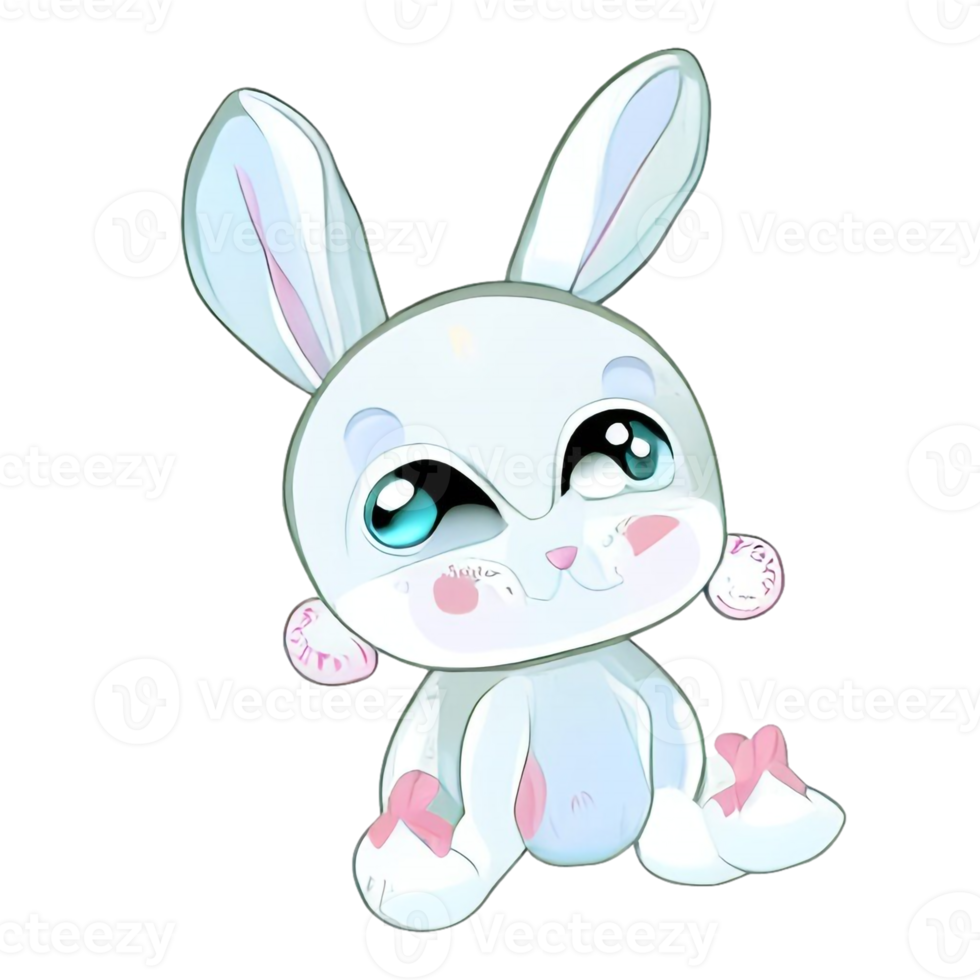 lapin triste grands yeux png