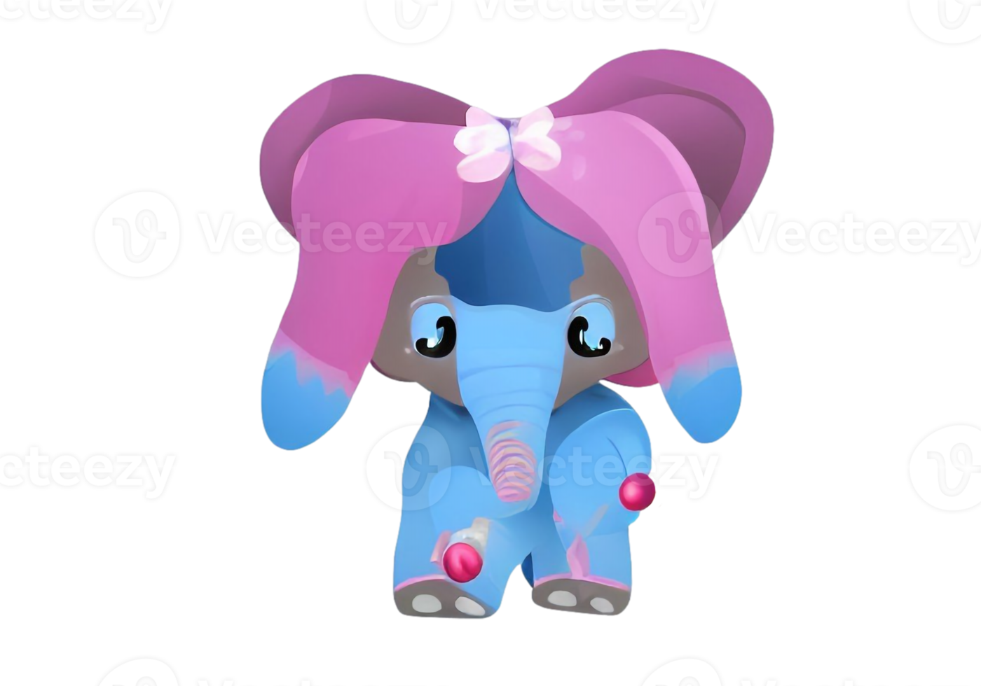 pink elephant party png