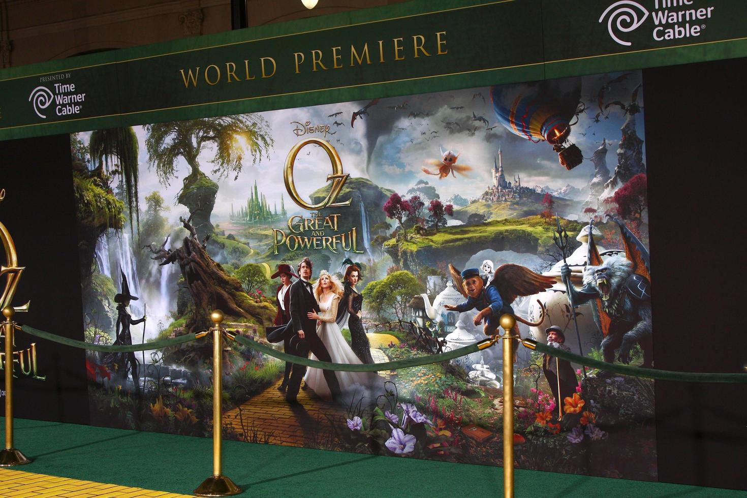 LOS ANGELES - FEB 13 - Atmosphere at the Oz THe Great and Powerful  World Premiere at the El Capitan Theater on February 13, 2013 in Los Angeles, CA photo