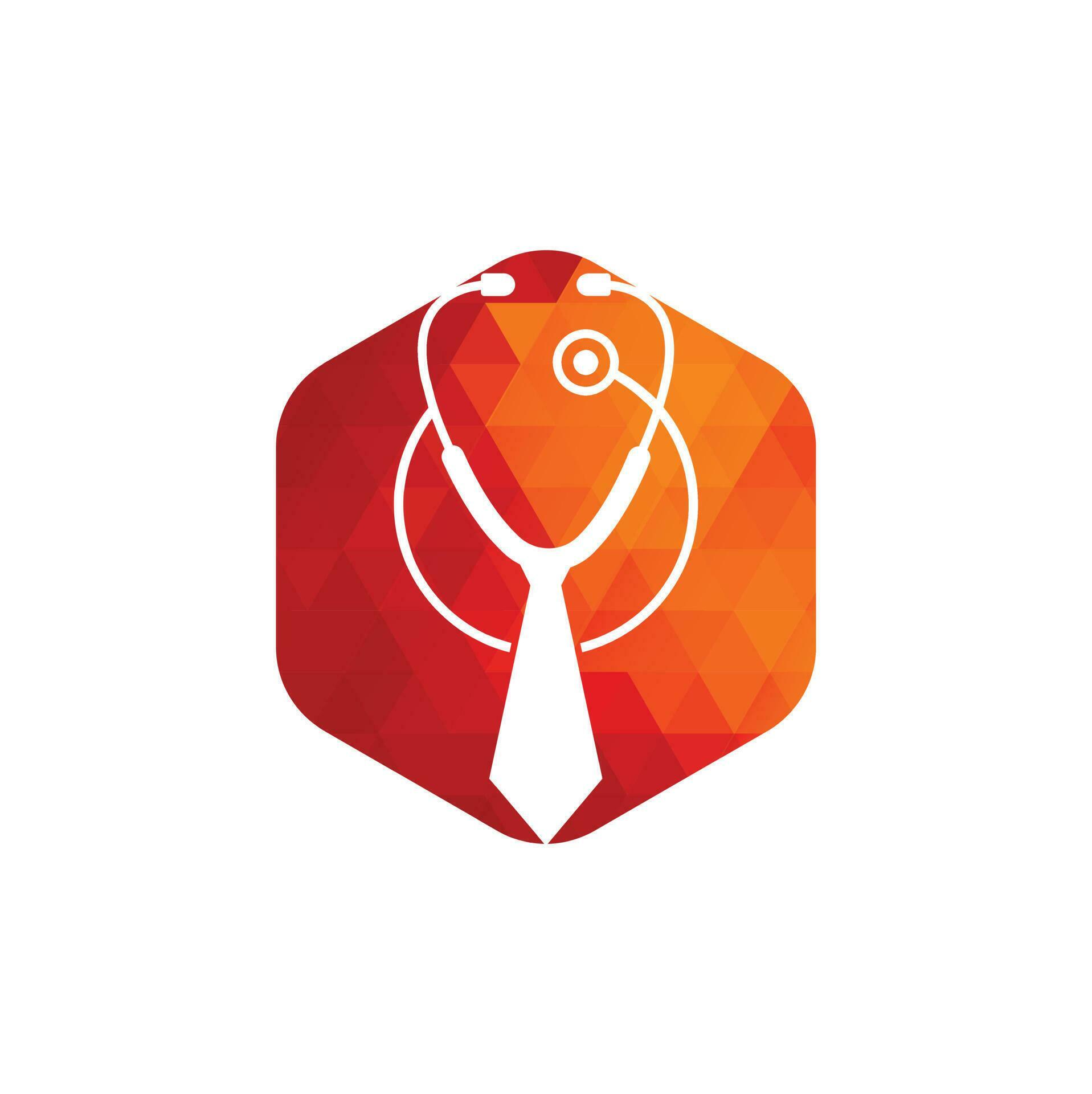 Medical job logo design template. Medical jobs logo inspiration with